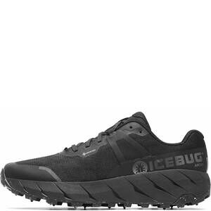 NEW ICEBUG men's arcus bugrip gtx trail running shoes in true black